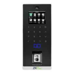 Controler stand-alone cu functie de pontaj, cu amprenta, card si tastatura, ZK Bio Security PRO-CAPTURE-T