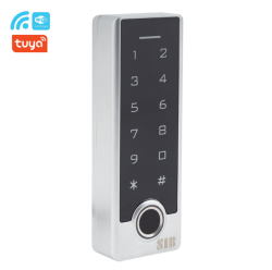 Controler de acces stand-alone cu comunicatie Wi-Fi, amprenta, tastatura touch si cititor RFID EM 125kHz, IP68, Tuya  TF5EM-W-TUYA