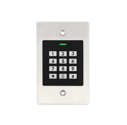 Controler RFID stand-alone antivandal de exterior cu tastatura, incastrabil EK2