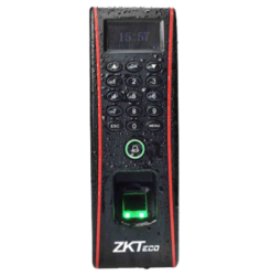 Controler de acces cu functie de pontaj, cu cititoare de amprente si de cartele incorporate FPA-1700