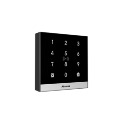 Controler de acces IP pentru o usa bidirectionala cu cititor RFID dual (EM 125KHz, MF/NFC 13.56MHz) si tastatura A02S