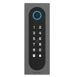 Controler de acces IP cu cititor RFID EM 125KHz si MF 13.56MHz, identificare NFC, cod QR, Bluetooth, tastatura touch screen A08S