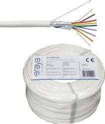 Cablu de alarma 8 fire ecranate, cupru integral