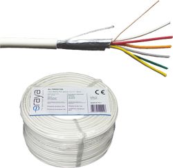 Cablu de alarma 6 fire ecranate, cupru integral