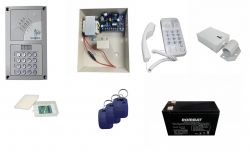 Kit interfon pentru 20 apartamente Resel ISCP-01N-50 EM 20ap