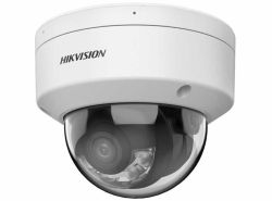 Camera IP dome Hikvision de 4MP cu IR si lumina alba 30M, DS-2CD2147G2H-LISU 2.8MM EF