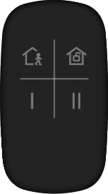 Telecomanda 4 butoane pentru AX PRO 868Mhz DS-PKF1-WE-Black