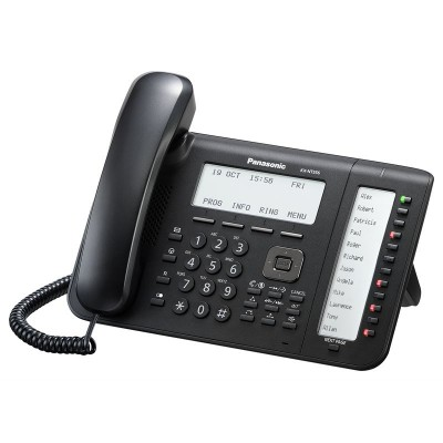 Telefon proprietar Panasonic model KX-NT556X-B, IP , negru