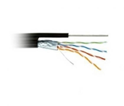 Cablu FTP cat 5 e cu sufa, de exterior  8 fire x  0,52 mm