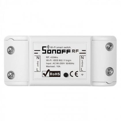 Releu wireless Sonoff Basic RF 433 Sonoff RFR2, 10A