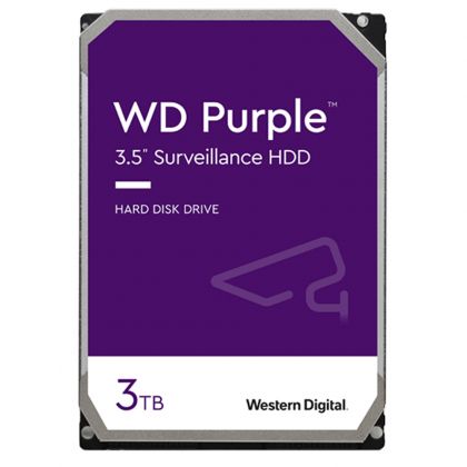 Hard disk 3TB WD Purple - Surveillance-WD30PURX