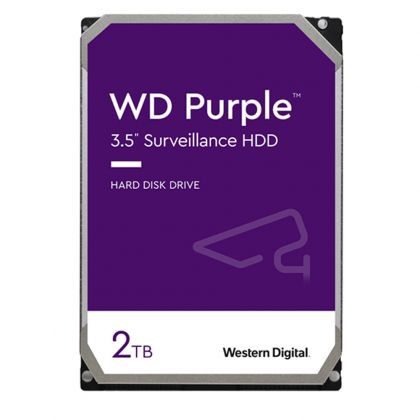 Hard disk 2TB WD Purple - Surveillance-WD20PURX