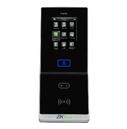 Controler stand-alone cu functie de pontaj, cu recunoastere faciala, card si tastatura, ZK Bio Security PRO-FAC