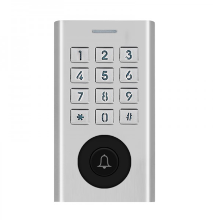 Controler de acces stand-alone cu tastatura si cititor de carduri EM (125kHz), sonerie, antivandal, rezistent la apa K11-EM