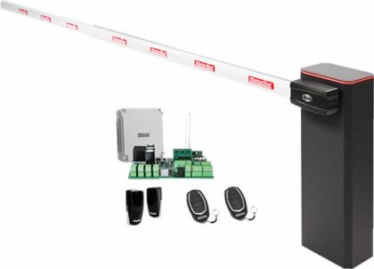 Kit bariera Motorline pentru acces auto de pana la 6 m, cu montaj pe stanga sau dreapta TURBO-6-KIT