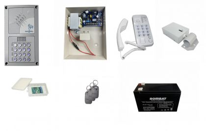 Kit interfon pentru 6 apartamente Resel ISCP-01N-50 MF