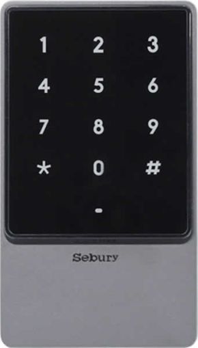 Controler stand-alone SEBURY cu tastatura si cititor de card EM si Mifare  SEB-sTouch2