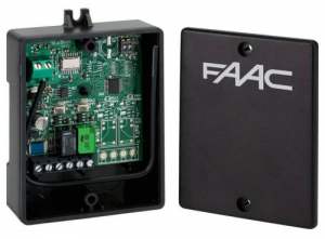 Receptor radio extern cu 2 canale Faac XR2 433 C pentru automatizari porti