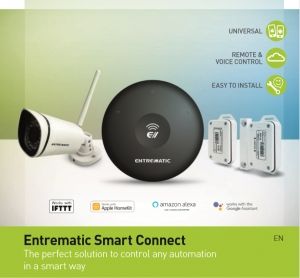 Dispozitiv universal pentru comanda de la distanta automatizari porti, Entrematic Smart Connect