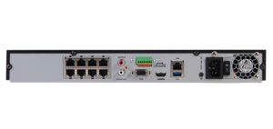 NVR 4K AcuSense  pentru sisteme de supraveghere 8 canale 12MP, 8 porturi PoE - HIKVISION