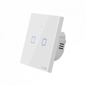 Intrerupator Smart cu Touch Sonoff T0 EU TX , WiFi, (2 canale)