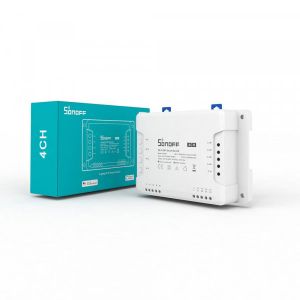 Releu Smart Wireless Sonoff 4CHR3, 4 canale, Alexa / Google Home