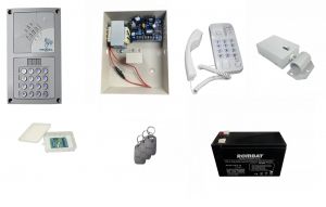 Kit interfon pentru 6 apartamente Resel ISCP-01N-50 MF