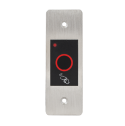 Minicontroler de acces biometric si RFID EM (125kHz) cu montare incastrata, antivandal de exterior EF1