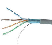Cablu FTP cat 5e de interior 8 fire x  0,52 mm grosime 24AWG