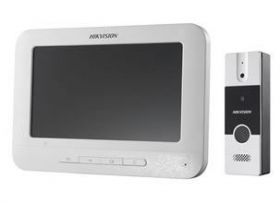 Kit videointerfonie analogica 4 fire Hikvision DS-KIS202