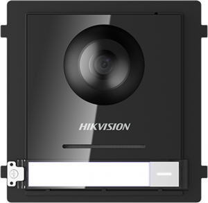 Modul Master conectare 2 fire, camera video 2MP fisheye si un buton apel - HIKVISION