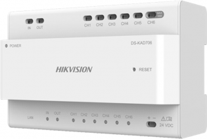 Distribuitor Video/Audio pentru 6 posturi - HIKVISION DS-KAD706