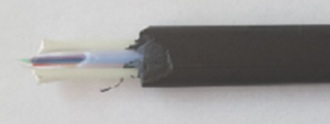 Cablu  fibra optica  SM oval dotat cu 12 fibre