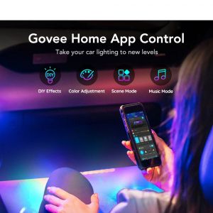 Banda LED Auto Govee H6119 RGBIC, Sincronizare Muzica, Control App