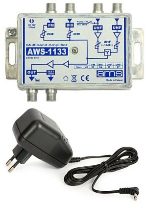 Amplificator TV de interior AWS-1133 SilverLine