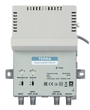 Amplificator FM/TV de casă Terra HA-131T (36 dB)