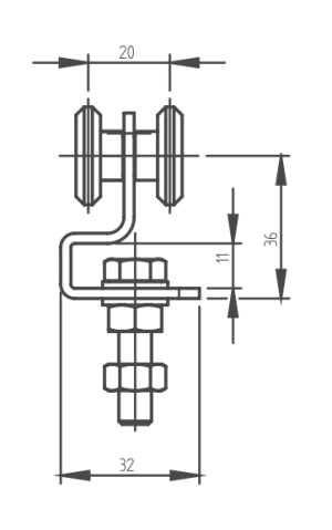 ROLA USA GLISANTA REGLABILA 1223